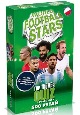 Opakowanie Top Trumps World Football Stars w pudełku