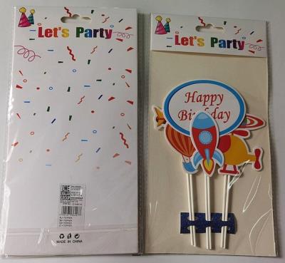 Opakowanie Topper na tort kosmos 29x16cm