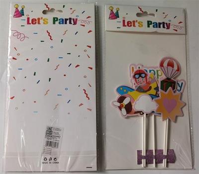 Opakowanie Topper na tort samolot 29x16cm