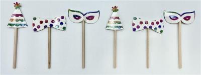 Opakowanie Topper picker na tort 6szt