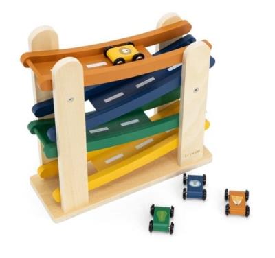 Opakowanie Tor wyścigowy drewniany 4 samochody