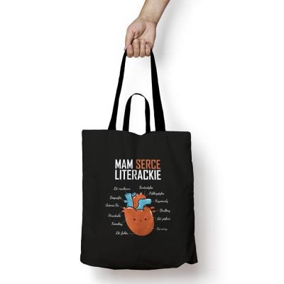 Opakowanie Torba bawełniana Mam serce literackie