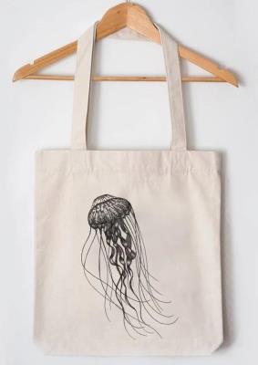 Torba bawełniana Meduza Szoperka na zakupy. Wydawca: Ligarti. SmakLiter.pl Opakowanie Torba bawełniana Meduza Szoperka na zakupy