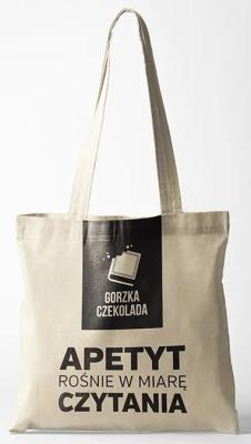 Opakowanie Torba eko kremowa. Apetyt rośnie w miarę czytania