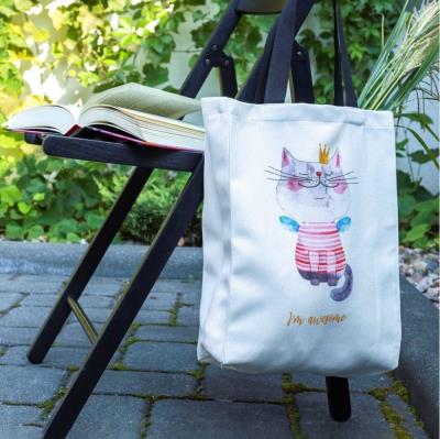 Torba na zakupy z kieszonką Kot Shopperka. Wydawca: Cozywood. SmakLiter.pl Opakowanie Torba na zakupy z kieszonką Kot Shopperka