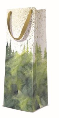 Opakowanie Torba premium Złoty Las butelka Boże Narodzenie