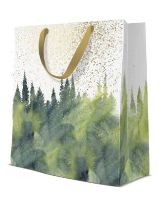 Opakowanie Torba premium Złoty Las L Boże Narodzenie