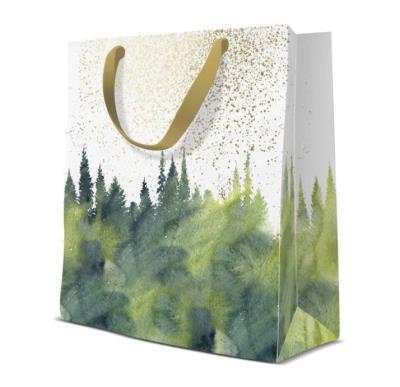 Opakowanie Torba premium Złoty Las M Boże Narodzenie