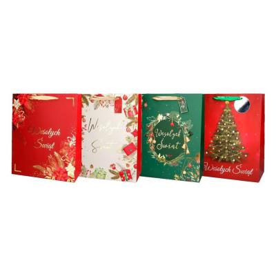 Opakowanie Torba prezentowa 11x14 Święta hot stamp mix