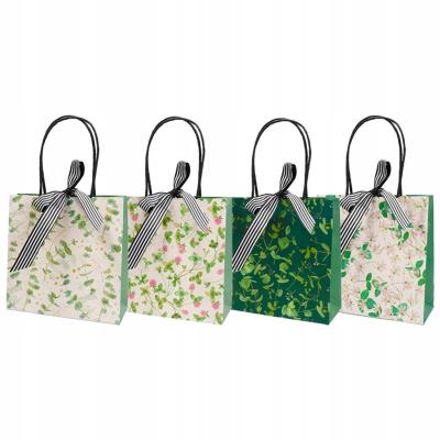 Opakowanie Torba prezentowa 20x20cm z kokardą mix