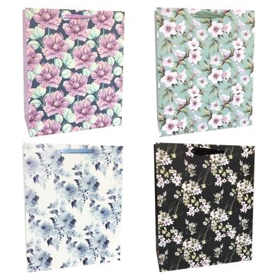 Opakowanie Torba prezentowa 26x32 jaśmin, czarny bez