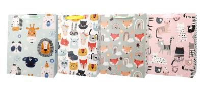 Opakowanie Torba prezentowa 26x32 koty, lisy