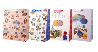 Opakowanie Torba prezentowa 26x32 urodzinowa psy