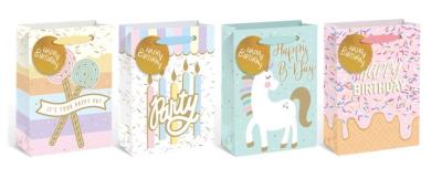 Opakowanie Torba prezentowa 26x32cm z brokatem mix