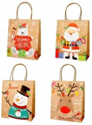 Opakowanie Torba prezentowa 26x32x12cm papier white craft