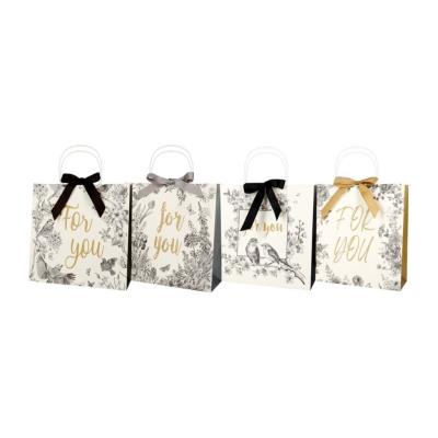 Opakowanie Torba prezentowa 28x28 kraft z kokardą for you