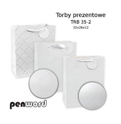 Opakowanie Torba prezentowa 32x26x12 MIX KOLORÓW TRB 35-2