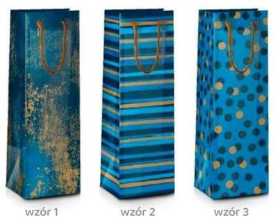 Opakowanie Torba prezentowa Grand Deep Blue 36x12x10cm MIX