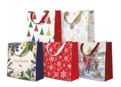 Opakowanie Torba prezentowa kwadratowa Boże Narodzenie MIX