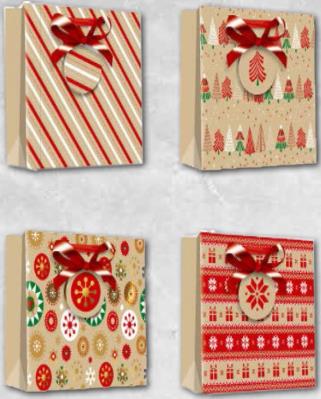 Opakowanie Torba prezentowa L Boże Narodzenie MIX