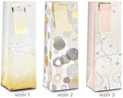 Torba prezentowa Ślub Gold 32x26x10cm MIX. Wydawca: PAN DRAGON. SmakLiter.pl Opakowanie Torba prezentowa Ślub Gold 32x26x10cm MIX