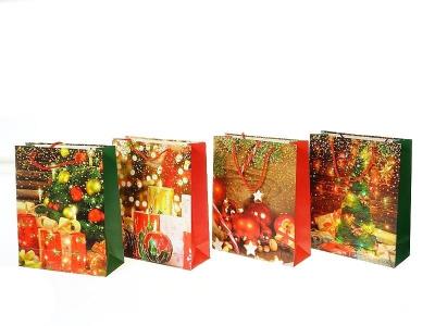 Opakowanie Torba prezentowa z motywem świątecznym MIX