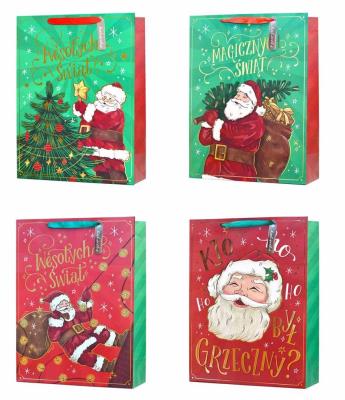 Opakowanie Torba QPS-066 Boże Narodzenie Mikołaje MIX