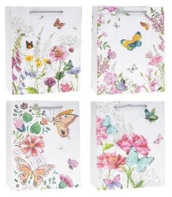 Opakowanie Torebka Lux z brokatem średnia mix ROZETTE