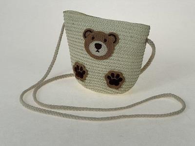 Opakowanie Torebka na ramię z rafii Miś