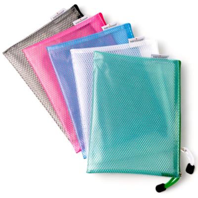 Torebka na zamek A5 Mesh Eva paczka 5 szt. mix. Wydawca: Narcissus. SmakLiter.pl Opakowanie Torebka na zamek A5 Mesh Eva paczka 5 szt. mix