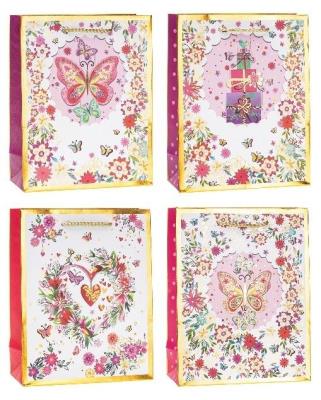 Opakowanie Torebka ozdobna 26x32x10 mix ROZETTE