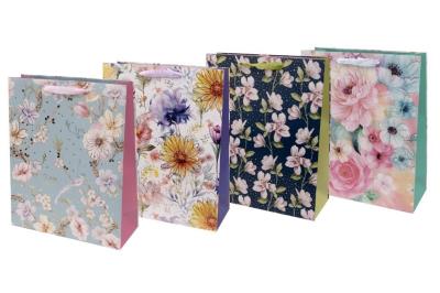 Opakowanie Torebka ozdobna duża Kwiaty mix