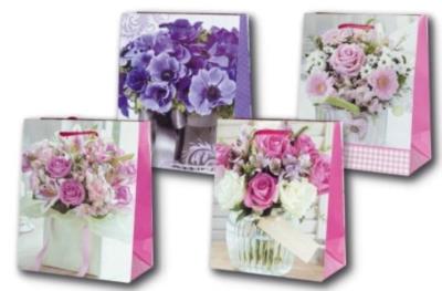 Opakowanie Torebka ozdobna laminowana PL-2 mała 68 bukiety