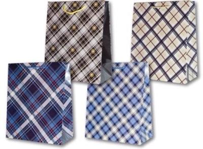 Opakowanie Torebka ozdobna laminowana PL-6 średnia 73 krata