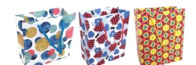 Opakowanie Torebka ozdobna matowa 20x25x10cm mix FRESH