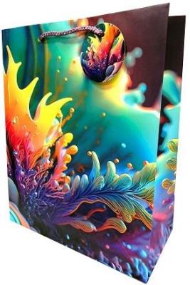 Opakowanie Torebka ozdobna matowa 26x32x12cm kolory GB23144