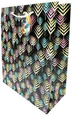 Opakowanie Torebka ozdobna matowa 26x32x12cm palmy GB23147