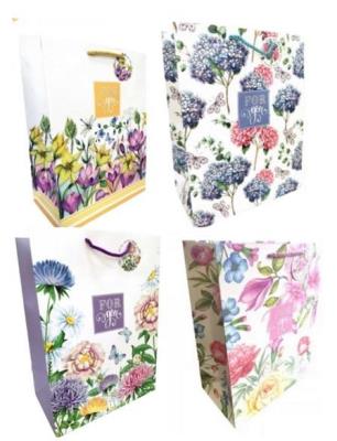 Opakowanie Torebka ozdobna matowa 30x40x17cm mix FRESH