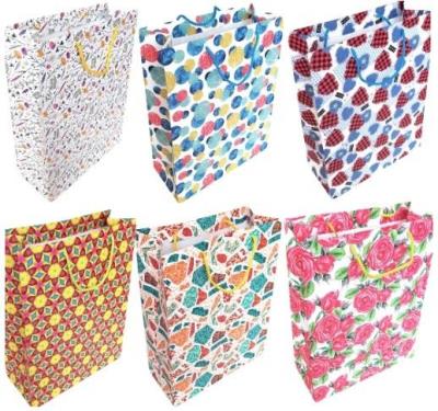 Opakowanie Torebka ozdobna matowa 32x42x14cm mix FRESH