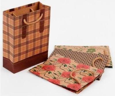Opakowanie Torebka papierowa Craft mała Ornament MIX