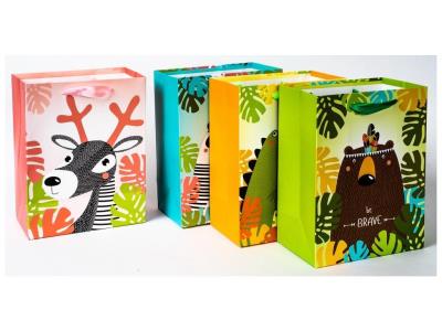 Opakowanie Torebka papierowa Kids duża Safari MIX