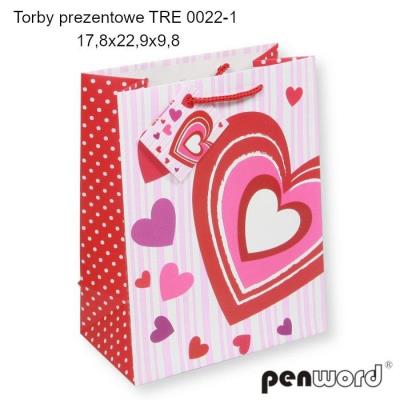 Opakowanie Torebka prezentowa 17.8x22.9x9.8cm MIX