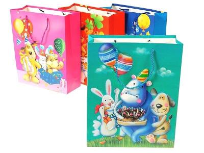 Opakowanie Torebka prezentowa 26x32x10cm MIX