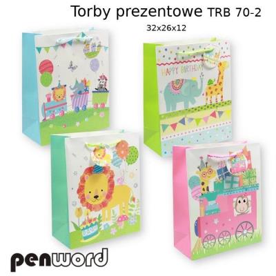 Opakowanie Torebka prezentowa 32x26x12cm MIX