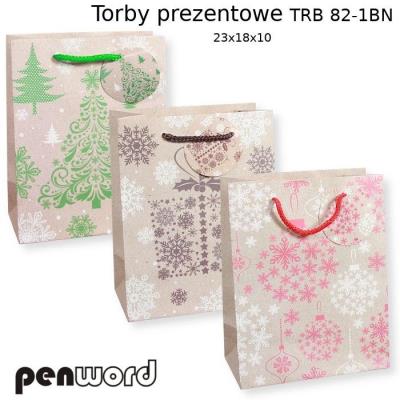 Opakowanie Torebka prezentowa BN 23x18x10cm MIX