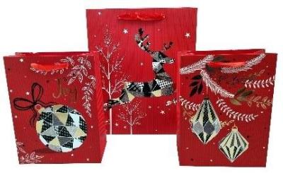 Opakowanie Torebka prezentowa Boże Narodzenie L 26x32x12cm