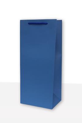 Opakowanie Torebka prezentowa jednobarwna koniak niebieska 10 sztuk
