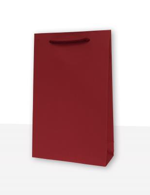 Opakowanie Torebka prezentowa jednobarwna T2 bordowa 10 sztuk
