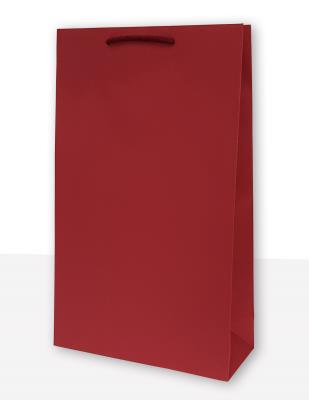 Opakowanie Torebka prezentowa jednobarwna T4 bordowa 10 sztuk