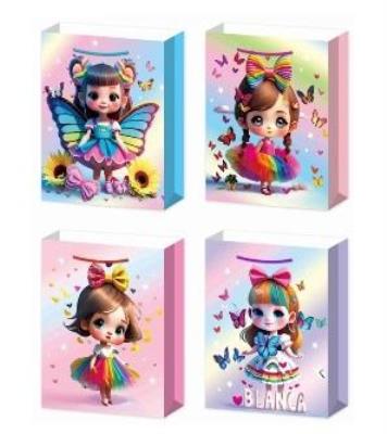 Opakowanie Torebka prezentowa L Dziewczynka